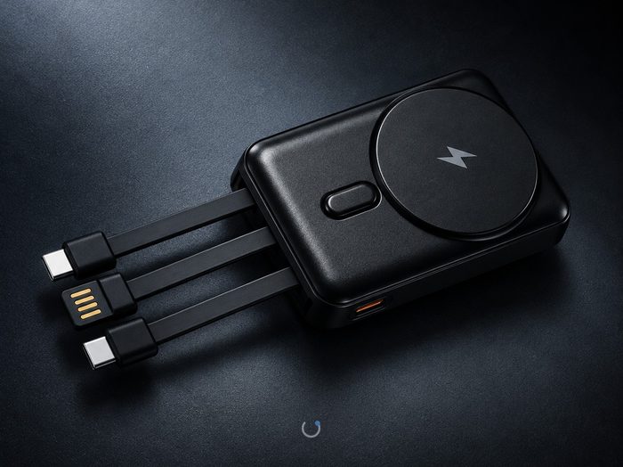 MagCharge with USB-C, USB-A and Lightning cables